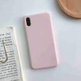 thumbnail image 1 of Liquid Silicone Gel Rubber Shockproof Shell Ultra-Thin [Slim Fit] Soft 4 Side Full Protection Cover, For iPhone Xs Max 6.5 inch 2018, sand pink, 1 of 1