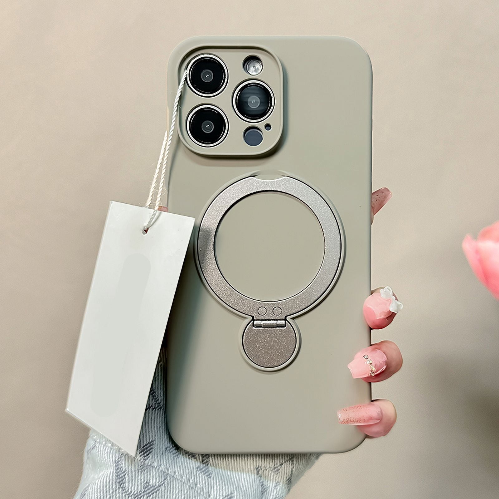 Cover Clear Mag per Iphone 13 Pro con protezione fotocamere compatibile con MagSafe Trasparente