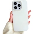 thumbnail image 1 of Liquid Silicone Soft Candy Color Compatible with iPhone Case (White,iPhone 12 Pro Max), 1 of 6