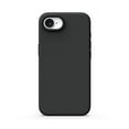 thumbnail image 1 of Liquid Silicone Soft Microfiber Case for iPhone 16e with Tempered Glass Screen Protector - Black, 1 of 6