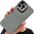 thumbnail image 1 of Liquid Silicone Solid Colour case, Skin-Friendly Texture, Couple Model case, Simple Style, for iPhone 15 14 13 12 11 Pro Max XS XR X Phone Case (Grey,iPhone 14 Pro Max), 1 of 7