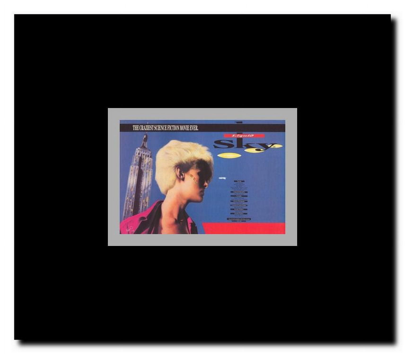 Liquid Sky Framed Movie Poster