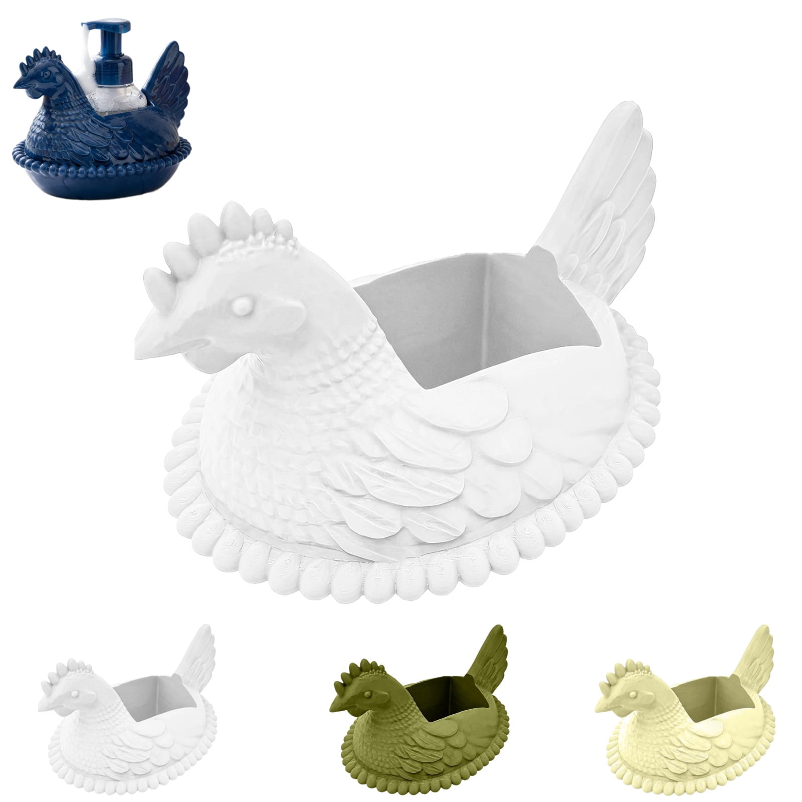 Liquid Soap Container, Chicken-shaped Soap Dish - Bathroom Accessory ...