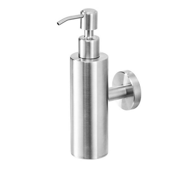 Liquid Soap Dispenser Black Silver Color Bathroom Accessories 304 Stainless Steel Soap Dispenser Bottle Hotel Shampoo Dispenser
