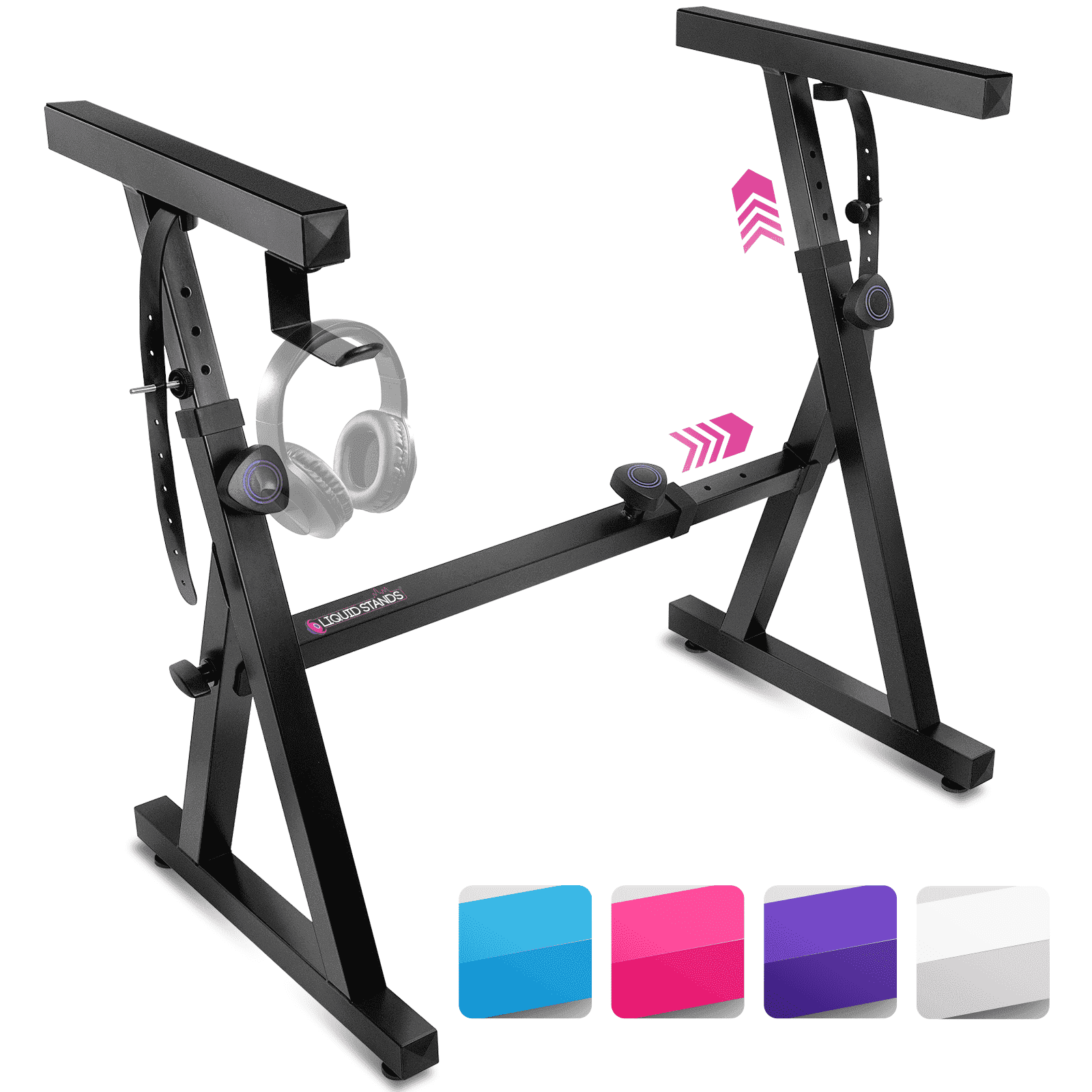 Liquid Stands Z-Style Adjustable Keyboard Stand - Fits 54-88 Key