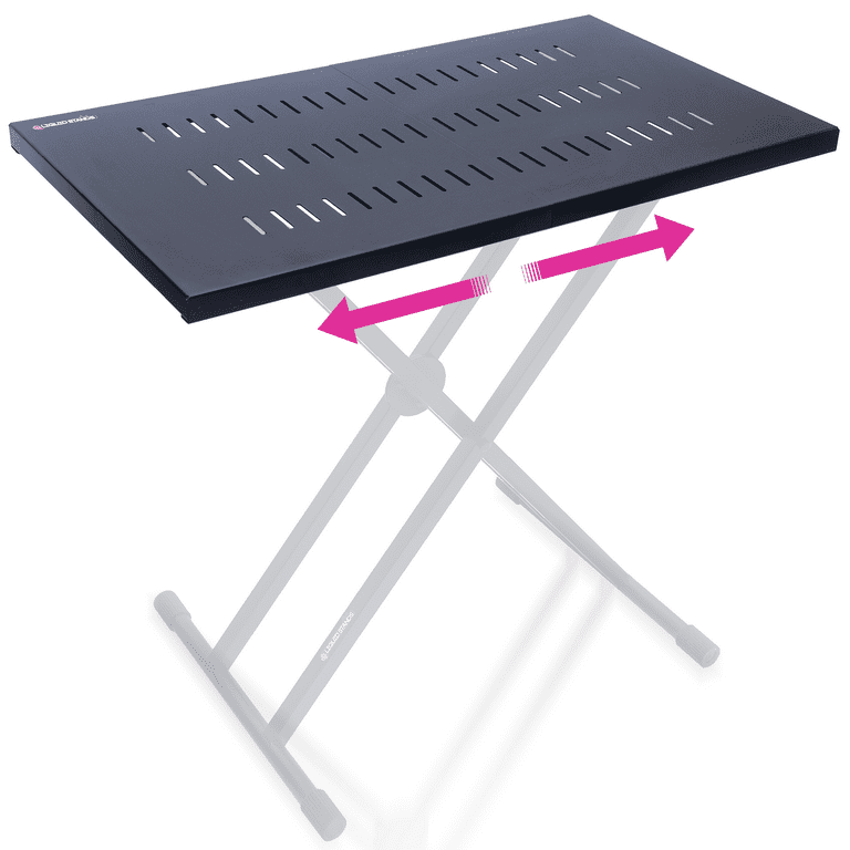 Liquid Stands Utility Table Top ONLY for X Style Keyboard Stands 
