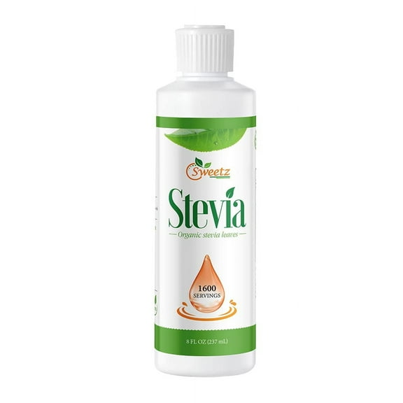 Liquid Stevia Drops - GGA1 Made from Reb-D Rich Organic Stevia Extract - Concentrated Liquid Sweetener for Drinks, Food, and Pastries, No Calories, and No Carbs - 8 FL OZ (1600 Servings)