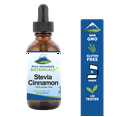 thumbnail image 1 of Liquid Stevia Sweet Cinnamon Drops - Alcohol Free Vegan and Kosher Sugar Substitute (2oz Glass Bottle), 1 of 8