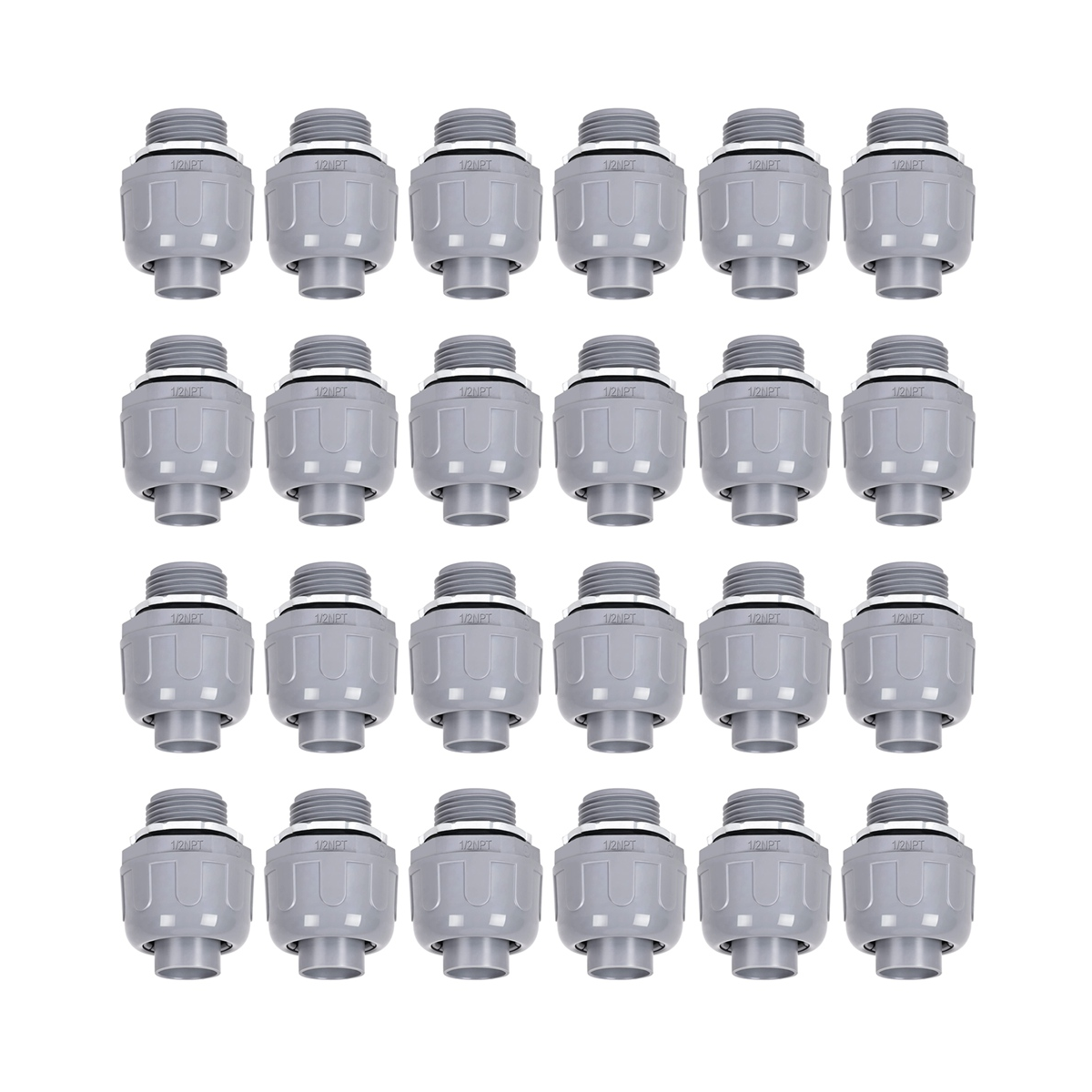 Liquid Tight Connector 1/2 in NonMetallic Electrical Conduit Fittings