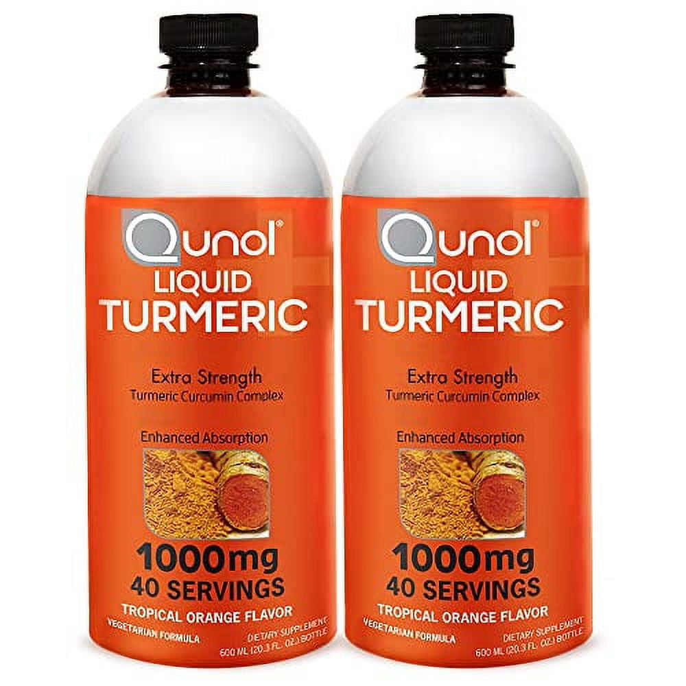 Liquid Turmeric Curcumin with .. Black Pepper, Qunol Turmeric ...