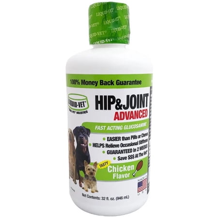 Liquid-Vet Advanced K9 Joint Supplement Chicken Flavor 32 oz.