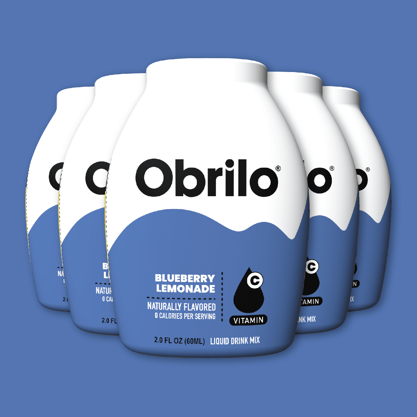 Liquid Water Enhancer Blueberry Lemonade 5 Pack Drink Mix, SugarFree