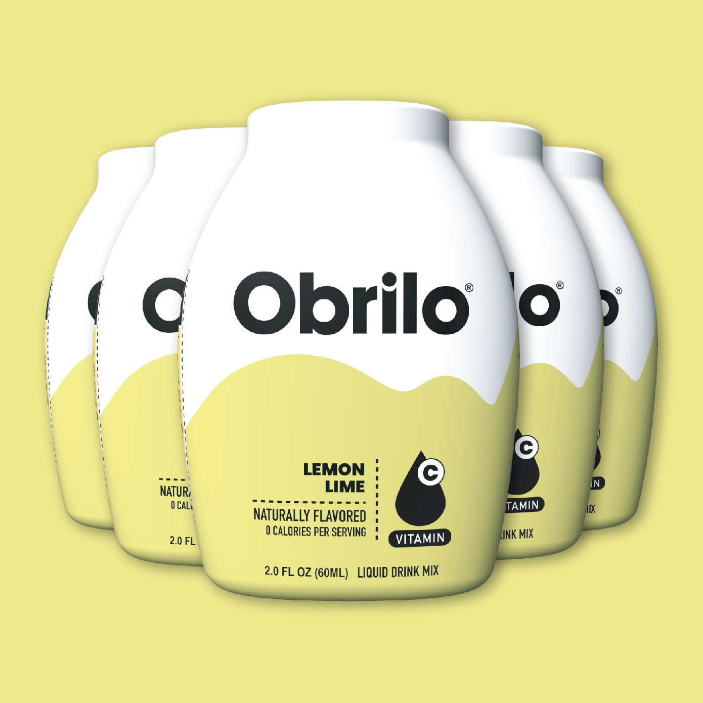 Liquid Water Enhancer Lemon Lime 5 Pack Drink Mix Sugar Free Zero