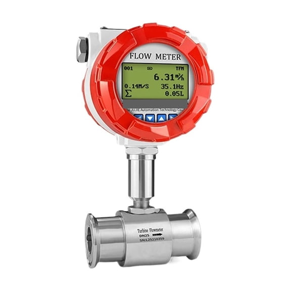 Liquid Water Flow Meter Digital Milk Flowmeter Clamp On Flow Indicator 2 Inch 1" ,Corrosion Resistance