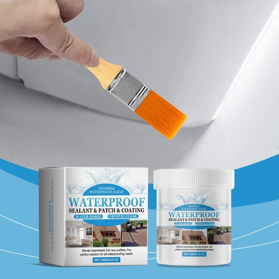 Liquid Waterproof Sealant, Invisible Waterproof Agent Transparent Repairing Leak Waterproof Adhesive, Indoor & Outdoor Waterproof Coating,Spray-on Waterproofing Solution for Protection