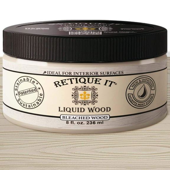 Liquid Wood Coatings - Stainable Primer - Paint It Then Stain It (Bleached Wood, Small)