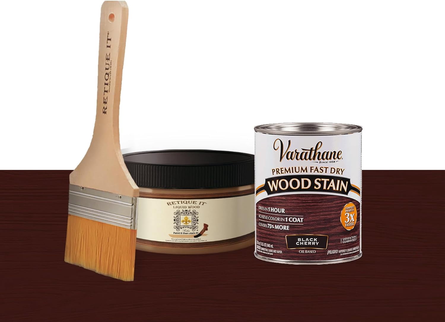 Liquid Wood for Gel Stain & Wood Stain by Retique It 16oz Light