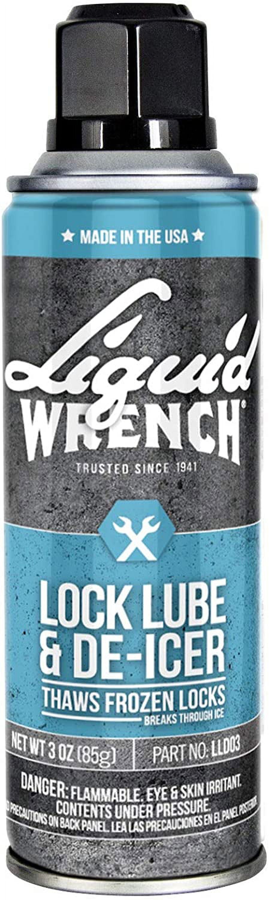 Liquid Wrench LLD03/66PK Lock Lubricant and DeIcer 3 oz, (Pack of 6