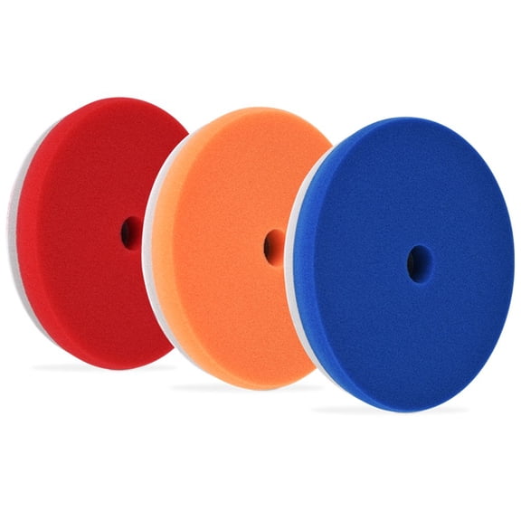 Liquid X Buffing Pad Kit - Heavy Cutting Pad, Medium Cutting Pad & Polishing Pad