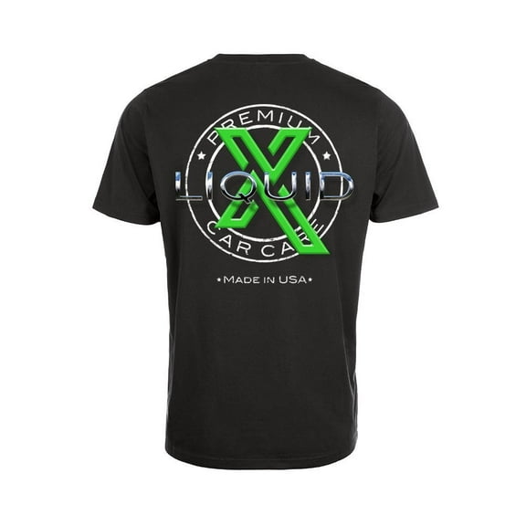 Liquid X Circle Logo Men's T-Shirt Medium