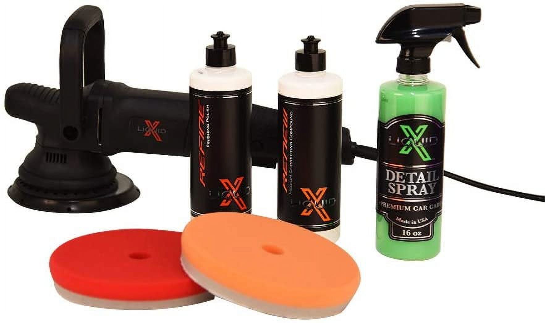 Liquid X Complete Medium Paint Correction DA Polishing Kit Quickly