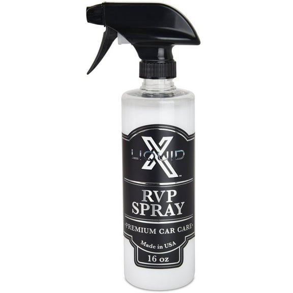 Liquid X RVP Spray - Rubber, Vinyl, Plastic Dressing - No Sling Formula, Satin Finish 16 oz.