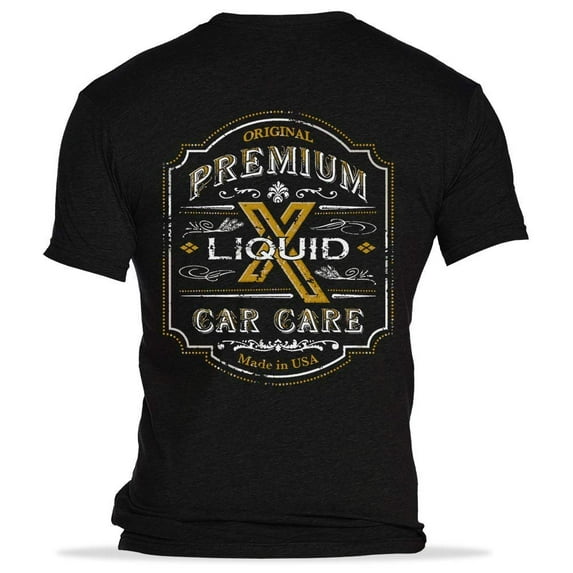 Liquid X Rustic Label Men's T-Shirt - Black X-Large