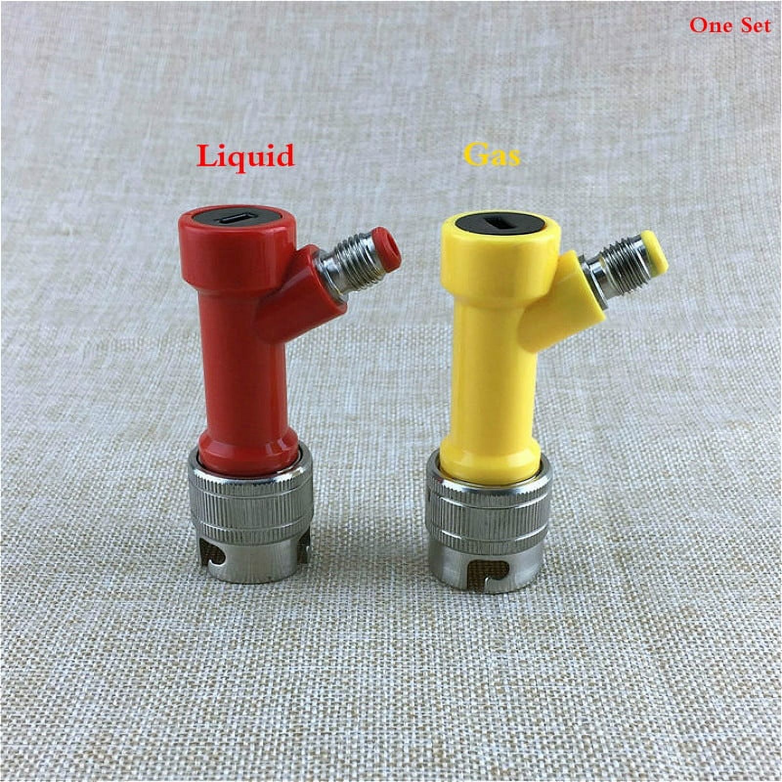 2 Stuks Ball Lock Keg Post - RVS Corny Keg Connectors - Herbruikbaar Voor Homebrew