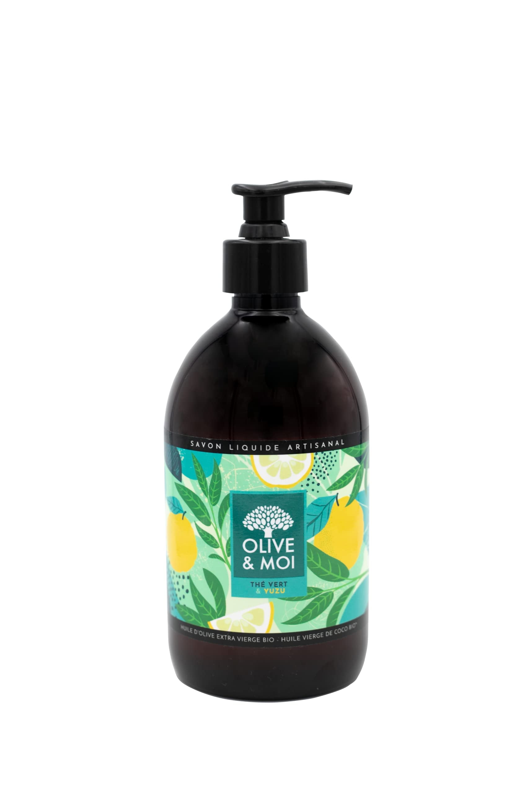 Liquid hand soap green YPF5 tea and yuzu 16.9 oil mix with organic