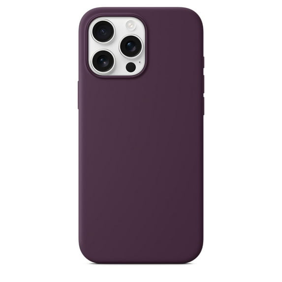 Liquid silicone phone case for iPhone animation magnetic mobile phone case solid color anti-fall protective case