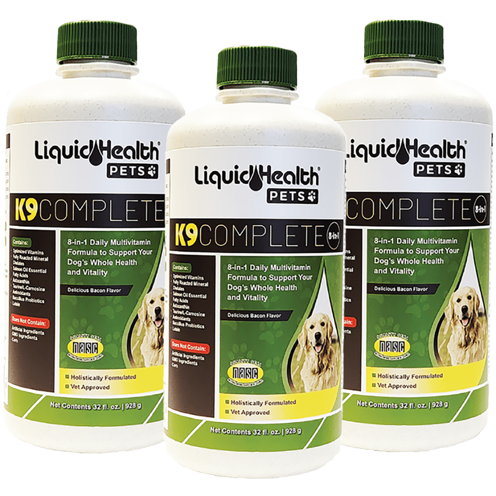 LiquidHealth 32 Oz K9 Complete 8in1 Liquid Multivitamin for Dogs