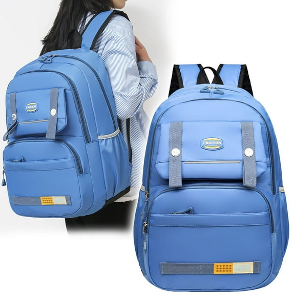 Liquidation Pallets!17" Travel Backpack Carry-on Laptop Bag Waterproof Anti-Theft College Backpack with Usb Charging Port for Men Women School Overnight Trip(Blue,1 * Backpack)