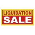 thumbnail image 1 of Liquidation Sale 13 oz Heavy Duty Vinyl Banner Going Out Of Business Everything Must Go Sign Final Sale Banner with Metal Grommets, Outdoor/Indoor, Single-Sided (5x1.5 Ft, Yellow & Red & White), 1 of 6