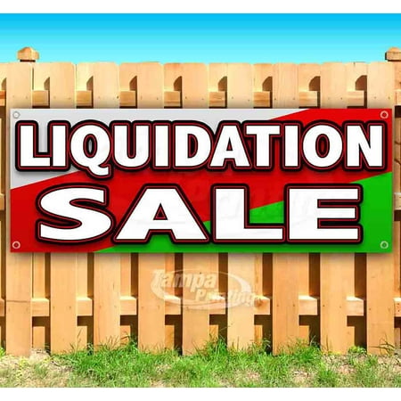 Liquidation Sale 13 oz Vinyl Banner With Metal Grommets