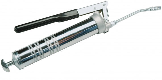 Liquidynamics P/N 500128 Premium Lever Grease Gun, w/ Rigid Spout, Cast Iron Head, 10,000 PSI