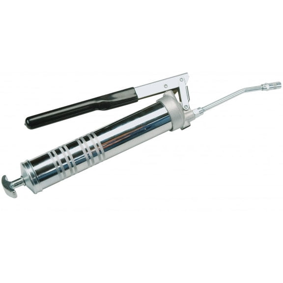 Liquidynamics P/N 500128 Premium Lever Grease Gun, w/ Rigid Spout, Cast Iron Head, 10,000 PSI