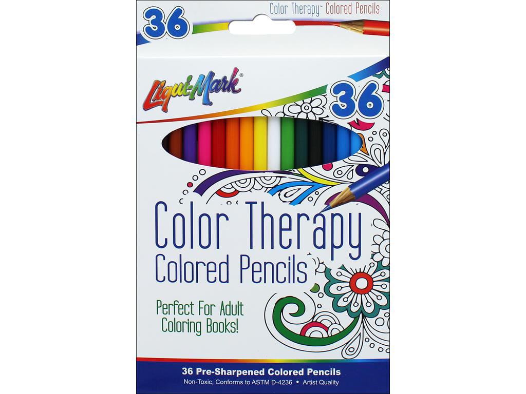 Color Therapy 10 Pack Colored Pencils - Adult Coloring