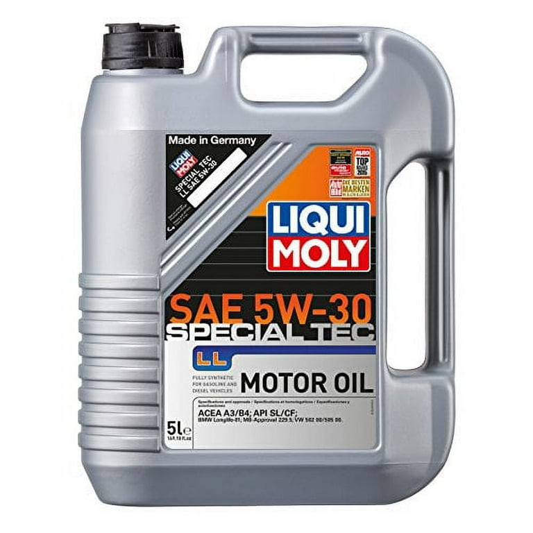 Liqui Moly MOTOR OIL Special Tec LL SAE 5W-30 5L Liter Full Synthetic