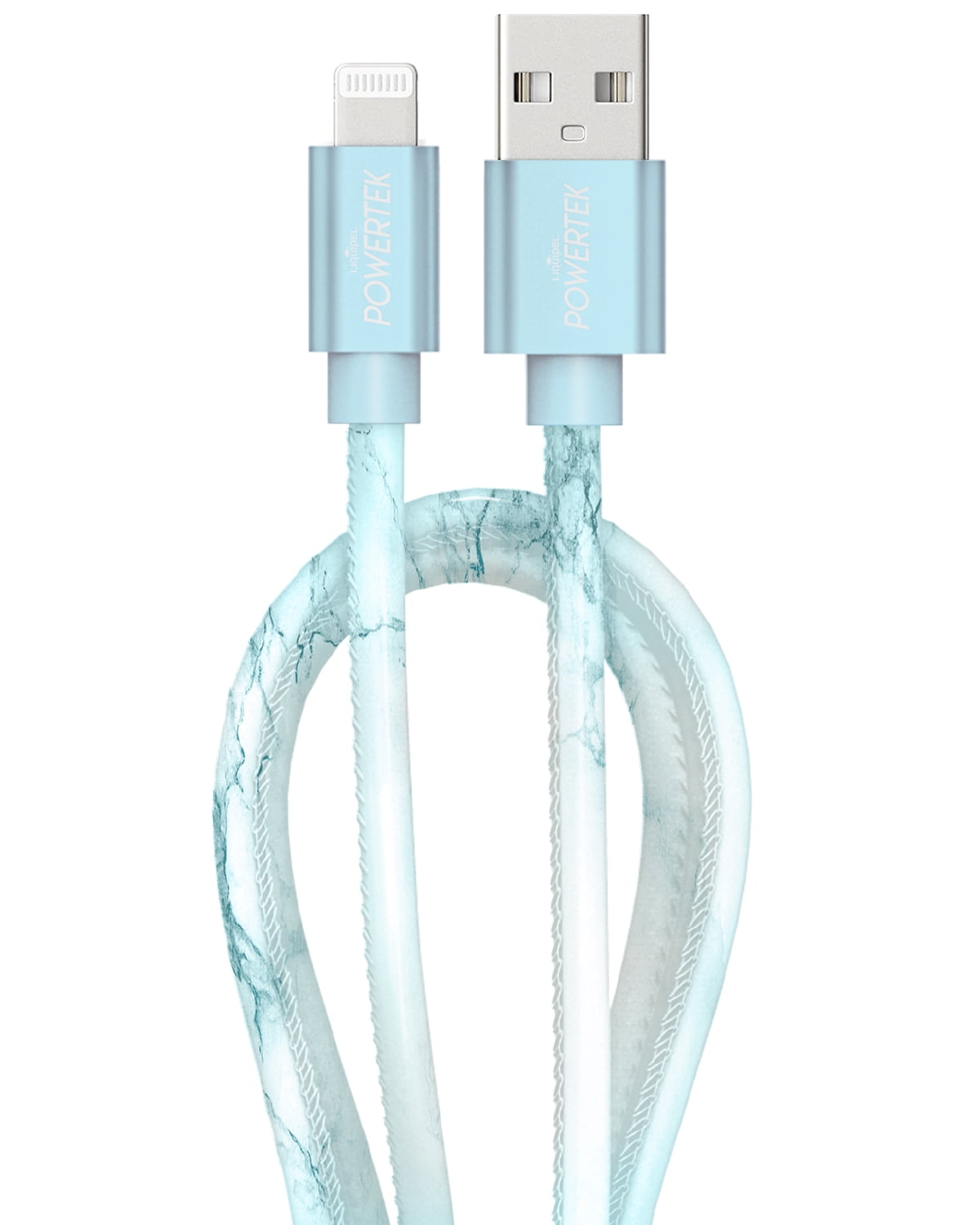 Liquipel Lightning Marble Cable - Blue
