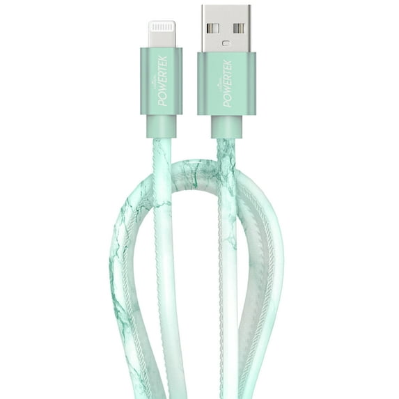 Liquipel Lightning Marble Cable - Mint