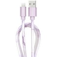 thumbnail image 1 of Liquipel Lightning Marble Cable - Purple, 1 of 8