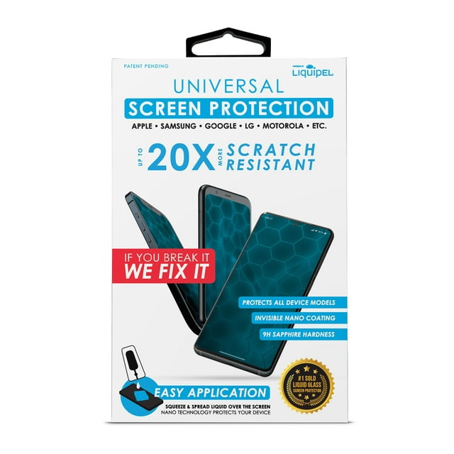 Liquipel Liquid Glass Screen Protection for iPhone & Galaxy Phones