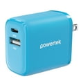 thumbnail image 1 of Liquipel Powertek 20W A/C Combo Wall Charger Light-Up - Blue, 1 of 7