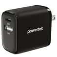 thumbnail image 1 of Liquipel Powertek 20W A/C Combo Wall Charger Twizzler - Black, 1 of 7