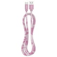 thumbnail image 1 of Liquipel Powertek 6ft USB A to USB C Cable, Pink, 1 of 7