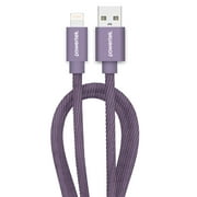 Liquipel Powertek Corduroy USB-A to Lightning - Purple