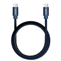 Liquipel Powertek Denim USB-C to USB-C - Dark Blue
