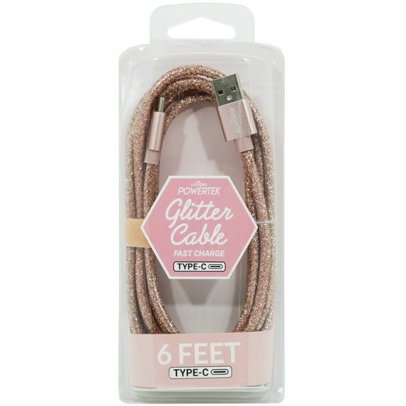 Liquipel Powertek Glitter Type C Cable