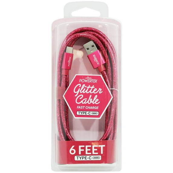 Liquipel Powertek Glitter Type C Cable