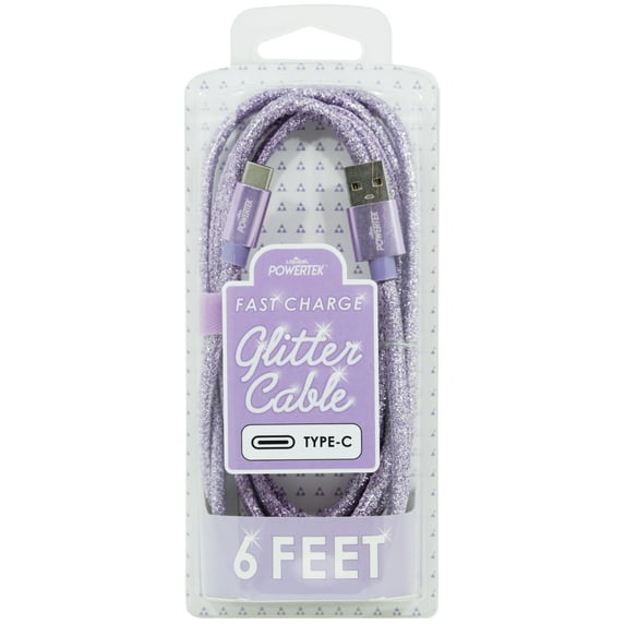 Liquipel Powertek Glitter Type C Cable